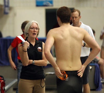 ONU swimming and diving coach Peggy Ewald is currently coaching the U.S. Paralympic swim team in the 2016 Paralympic Games, held in Rio De Janeiro, Brazil. (photo/ ONU Sports Information)