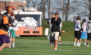 ONU and lacrosse head coach Nat St. Laurent held its first lacrosse prospect clinic on Sunday morning at Dial-Roberson Stadium. 75 high school prospects from eight different states attended the clinic, where St. Laurent evaluated them and led them through drills. St. Laurent is ONU's first lacrosse coach and is recruiting for the program's inaugural season, which will occur in the spring of 2016.