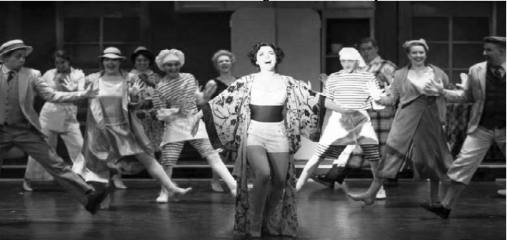 Senior musical theatre and music student Jennifer Barnaba shines on the stage as Janet in this year's spring production, The Drowsy Chaperone. (ONU photo/Communications & Marketing)