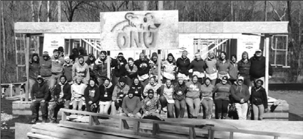 A group shot of the Davidson, North Carolina crew for the 2015 trip. (photo/Nicole Kepner)