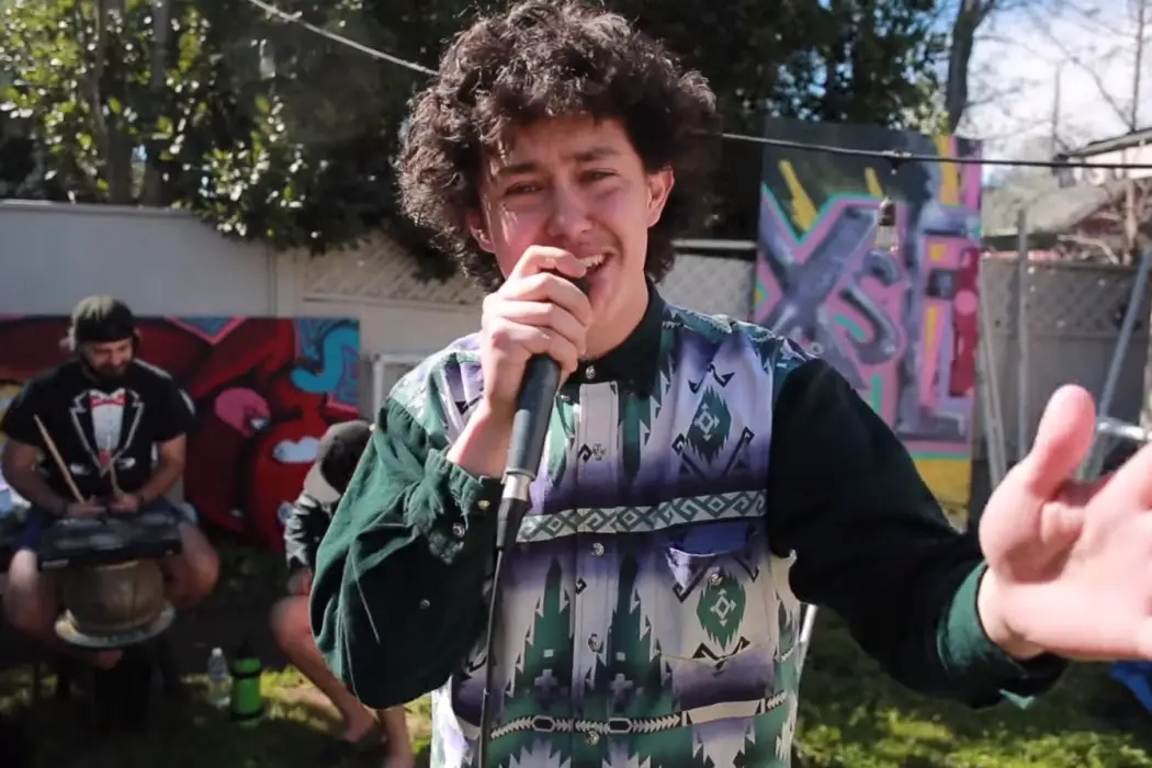 Rising internet sensation Hobo Johnson releases a new Youtube music video titled "Peach Scone." The song has achieved over 4 million views on Youtube and over 9 million views on Face- book—all without a record label or mountains of cash (photo/atwoodmagazine.com).