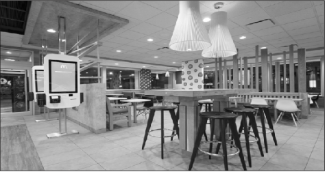 McDonald's new look might encourage some customers to dine- in. (photo/ BuzzFeed News)