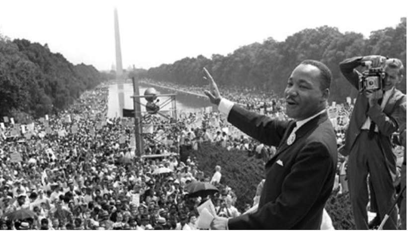 Dr. Martin Luther King Jr.'s "I Have a Dream," delivered in 1963 at the March on Washington, pleads for social equality. (photo/telegraph.co.uk)