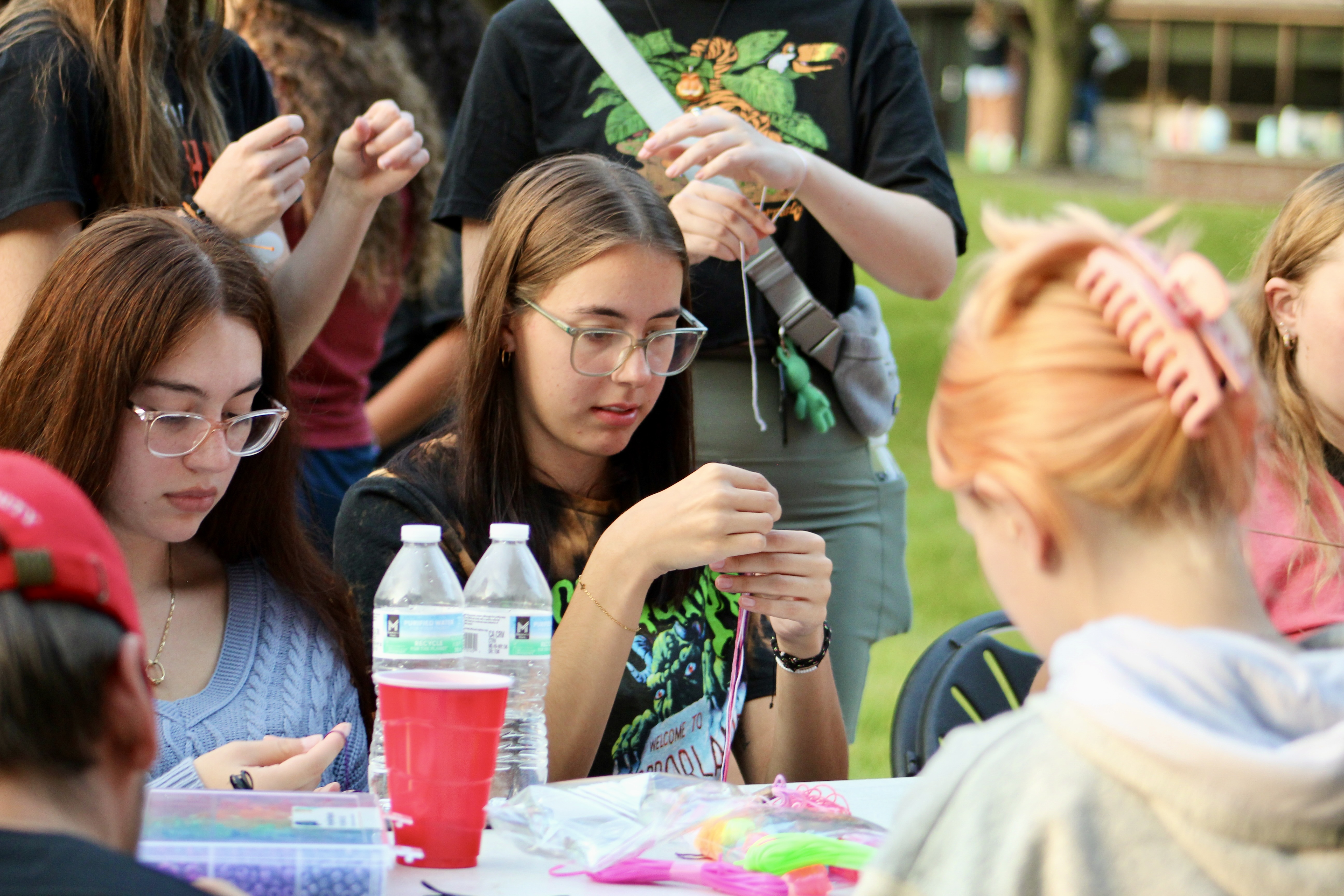 Student participating in Welcome Weekend activities (photo/file).